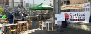 Allestimento Tenda del Buon Gioco, Minturno