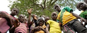 Alcuni bambini in Africa