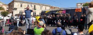 Un momento della XXIV Giornata della memoria e dell'impegno organizzata da Libera Presidio Sud Pontino a Formia il 21 marzo