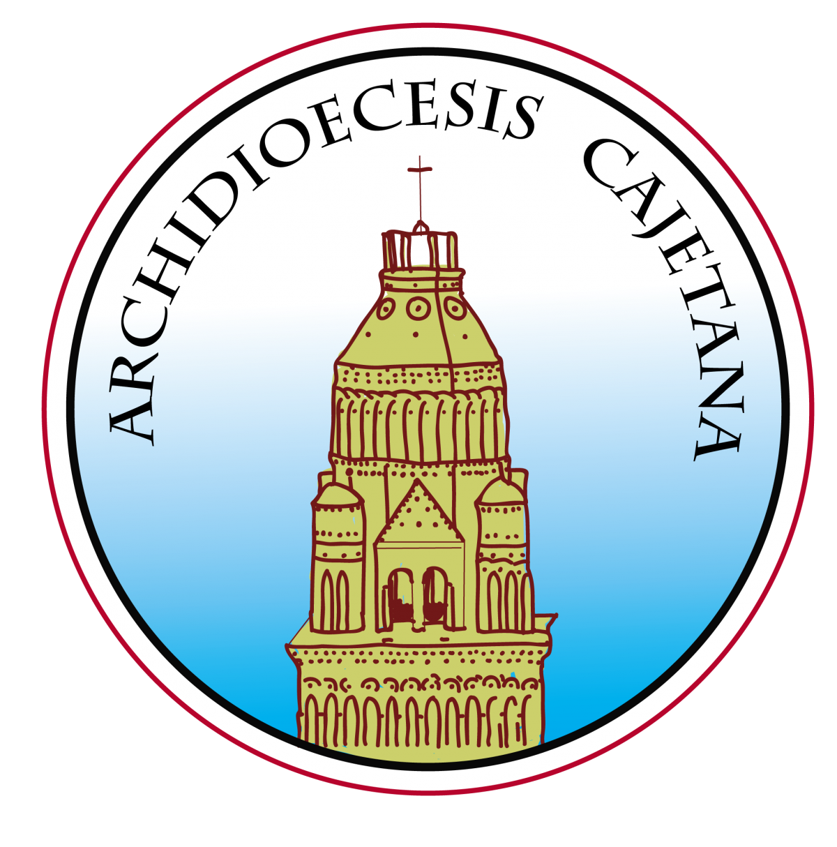 Logo Arcidiocesi - sfondo azzurro (PNG)