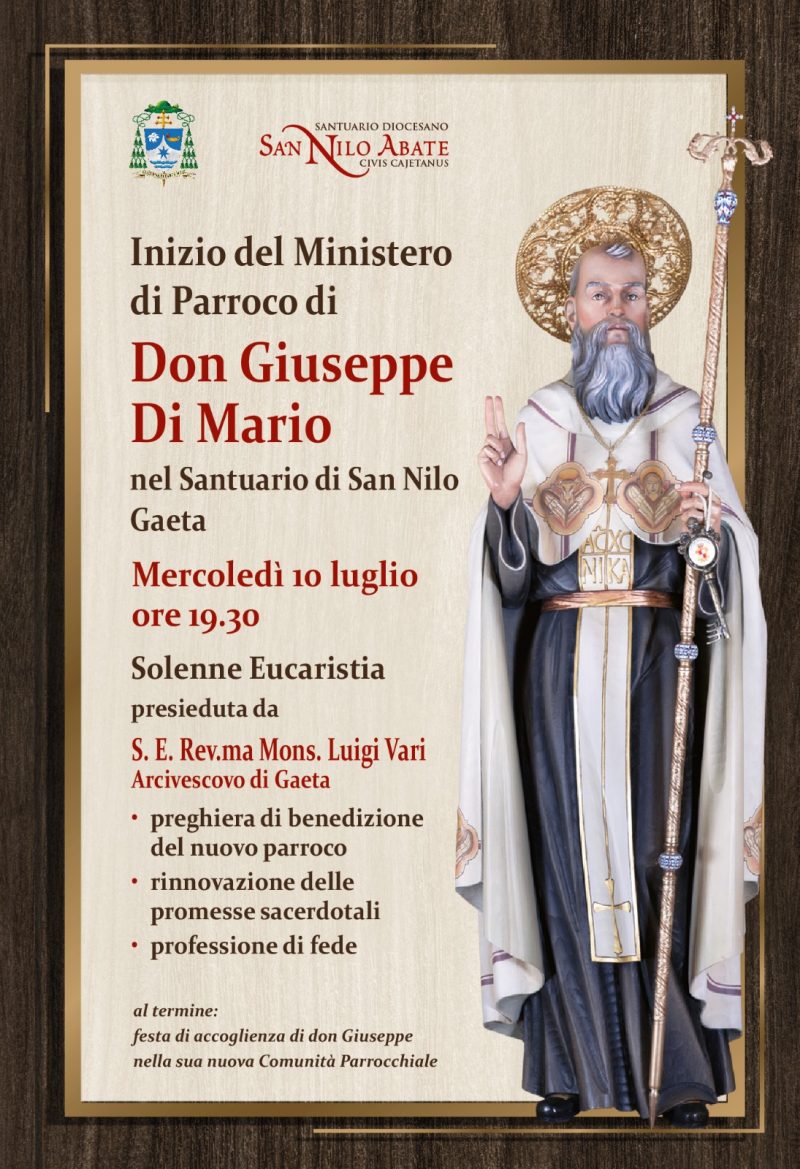 Don Giuseppe Di Mario Parroco Gaeta