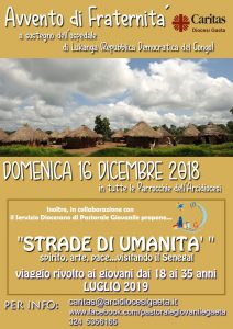 Locandina Gaeta Avvento di Fraternità 2018