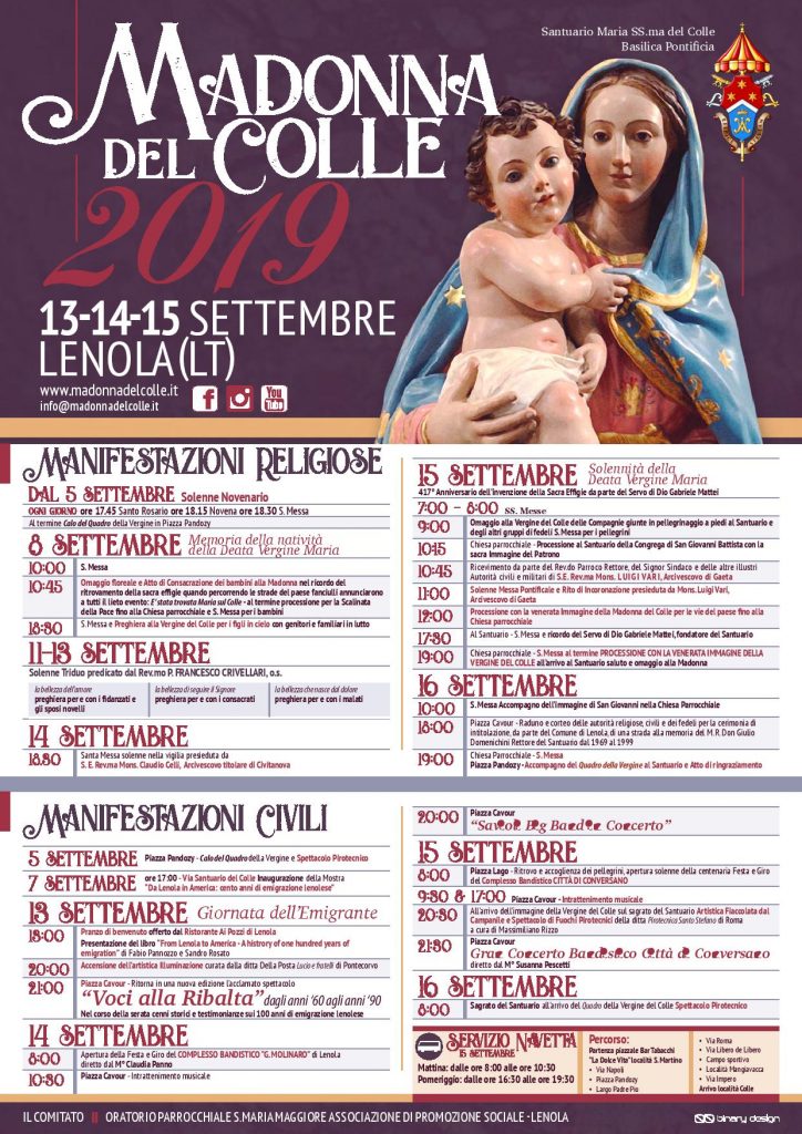 Lenola Madonna del Colle 2019