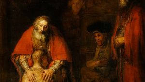 Rembrandt - The_return_of_the_prodigal_son - particolare 2